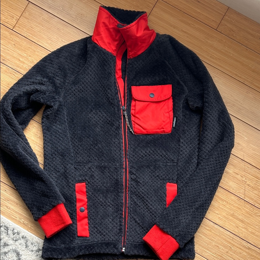 Cotopaxi Black and Red Performance Jacket